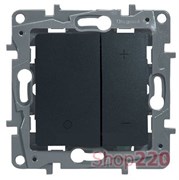 Мех. диммера 400Вт, антрацит, 672618 Legrand Etika