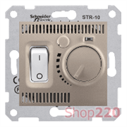 Термостат для теплого пола, титан, Sedna SDN6000368 Schneider