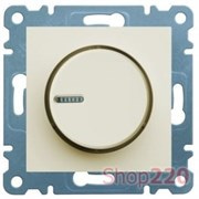 Диммер поворотный, кремовый, Lumina-2 WL4011 Hager
