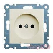 Розетка без заземления, кремовый, Lumina-2 WL1011 Hager