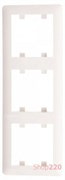 Рамка 3-кратная вертикальная, кремовый, Lumina-2 WL5131 Hager