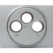 Панель розетки спутниковой TV-FM-SAT, алюминий, 771373 Legrand Galea Life