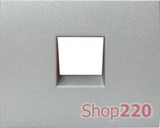 Панель телефонной розетки RJ 11, алюминий, 771395 Legrand Galea Life