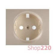 Панель розетки с заземлением, титан, 771420 Legrand Galea Life