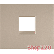 Панель телефонной розетки RJ 11, титан, 771495 Legrand Galea Life