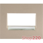 Панель для информационных розеток, титан, 771475 Legrand Galea Life