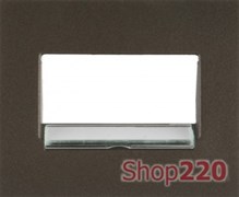 Панель для информационных розеток, темная бронза, 771275 Legrand Galea Life