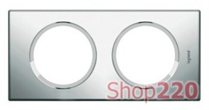 Рамка 2 поста, зеркало, 69122 Legrand