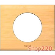 Рамка 1 пост, бамбук, 69241 Legrand