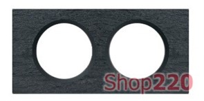 Рамка 2 поста, ардезия, 69372 Legrand