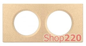 Рамка 2 поста, известняк, 69382 Legrand