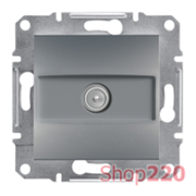 Розетка SAT конечная, сталь, EPH3700162 Asfora Schneider