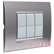 Рамка Air 1 пост, цвет Матовый никель