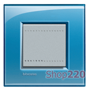 Рамка прямоугольная, 1 пост, цвет Голубой