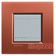 Рамка прямоугольная, 1 пост, цвет Красный шелк