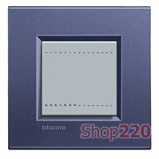 Рамка прямоугольная, 1 пост, цвет Синий шелк