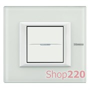 Рамка прямоугольной формы, White, цвет белое стекло, HA4802VBB