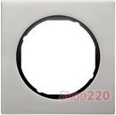 Рамка 1 пост, нержавеющая сталь/черный, R.3 Berker