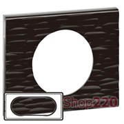 РАМКА 4/5М CORIAN ЧЕРНЫЙ РИФЛЕНЫЙ, 69025 LEGRAND