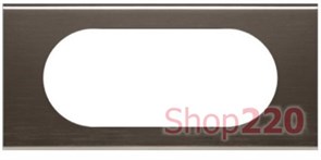 РАМКА 4/5М ЧЕРНЫЙ НИКЕЛЬ, 69035 LEGRAND