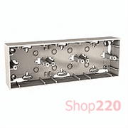 КОРОБКА ВНЕШНЕГО МОНТАЖА 3 ПОСТА, СЛОНОВАЯ КОСТЬ, MGU8.006.25 SCHNEIDER UNICA