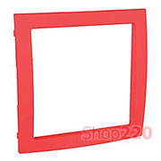 Вставка красный, MGU4.000.43 Schneider Unica