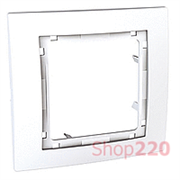 Рамка 1-на, белый, MGU4.002.18 Schneider Unica