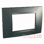 Рамка 3 модуля шампань, Allegro, MGU4.103.24 Schneider Unica