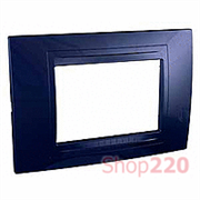 Рамка 3 модуля индиго, Allegro, MGU4.103.42 Schneider Unica