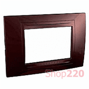 Рамка 3-мод., терракот MGU4.103.51 Schneider Unica