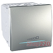 Мех. светорегулятора нажимного 20-350Вт, алюминий, MGU3.515.30 Schneider Unica