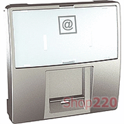 Центр. плата для конекторoв RJ4 AMP, KRONE MGU9.460.30 Schneider Unica