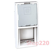 Плата RJ45 без суппорта, белый, MGU9.461.18 Schneider Unica