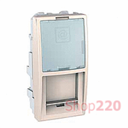 Плата RJ45 без суппорта, сл. кость, MGU9.461.25 Schneider Unica