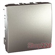 Мех. заглушки 2 мод., алюминий, MGU9.866.30 Schneider Unica