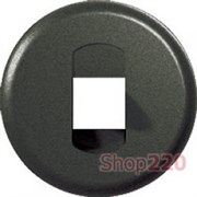 ПАНЕЛЬ АУДИО РОЗЕТКИ, ГРАФИТ, 67813 LEGRAND CELIANE