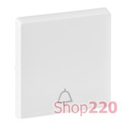 Клавиша с символом "звонок", белый, Valena 755010 Legrand