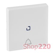 Клавиша с подсветкой "звонок", белый, Valena 755050 Legrand