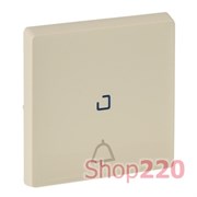 Клавиша с подсветкой "звонок", слоновая кость, Valena 755051 Legrand