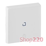 Клавиша выключателя свет+вентиляция, белый, Valena 755210 Legrand