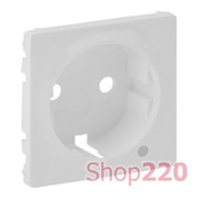 Накладка розетки с заземлением и индикатором, белый, Valena 754850 Legrand