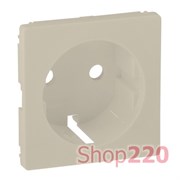 Накладка розетки с заземлением провод 6мм?, слоновая кость, Valena 755251 Legrand