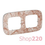 Рамка 2 поста, итальянская фантазия, Valena 754492 Legrand