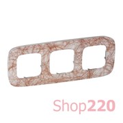 Рамка 3 поста, итальянская фантазия, Valena 754493 Legrand