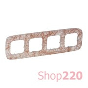 Рамка 4 поста, итальянская фантазия, Valena 754494 Legrand