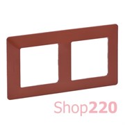 Рамка 2 поста, терракота, Valena 754072 Legrand