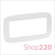 Рамка 5 модулей для изделий Mosaic белый, Valena 754306 Legrand