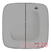 Накладка светорегулятора нажимного, алюминий, Valena 752087 Legrand