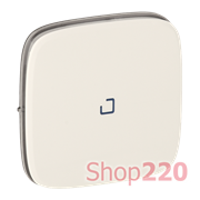 Клавиша переключателя промежуточного с подсветкой, жемчуг, Valena 755279 Legrand