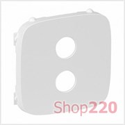 Лицевая панель аудио розетки Banana, белый, Valena 755285 Legrand